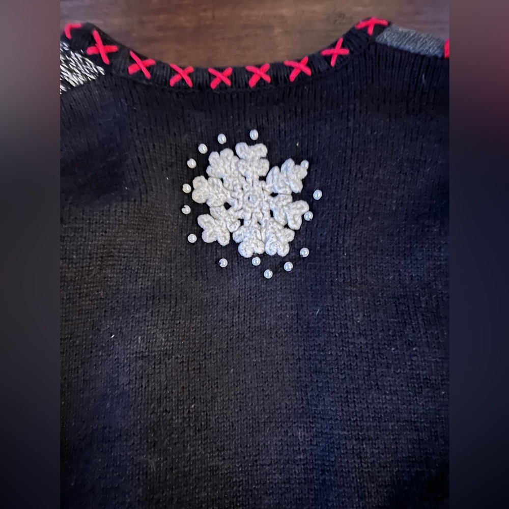 Designe Original Studio HoHoHo Ugly Christmas Sweater Size Small - Picture 7 of 9